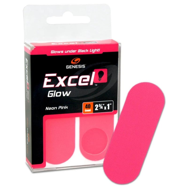 Genesis Bowling Excel Glow Performance Tape Neon Pink - 40 Pieces - Image 1
